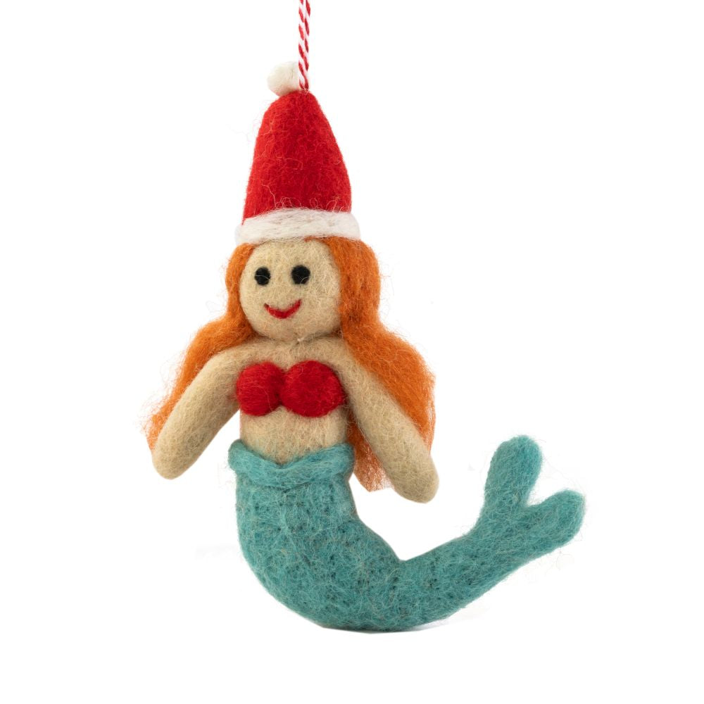 Mermaid Mira Felt Christmas Decoration