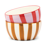 The Bella Dipping Bowls Lilac & Rust + Ochre Set Of 2