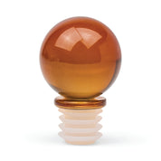 The Moony Glass Bottle Stopper Amber