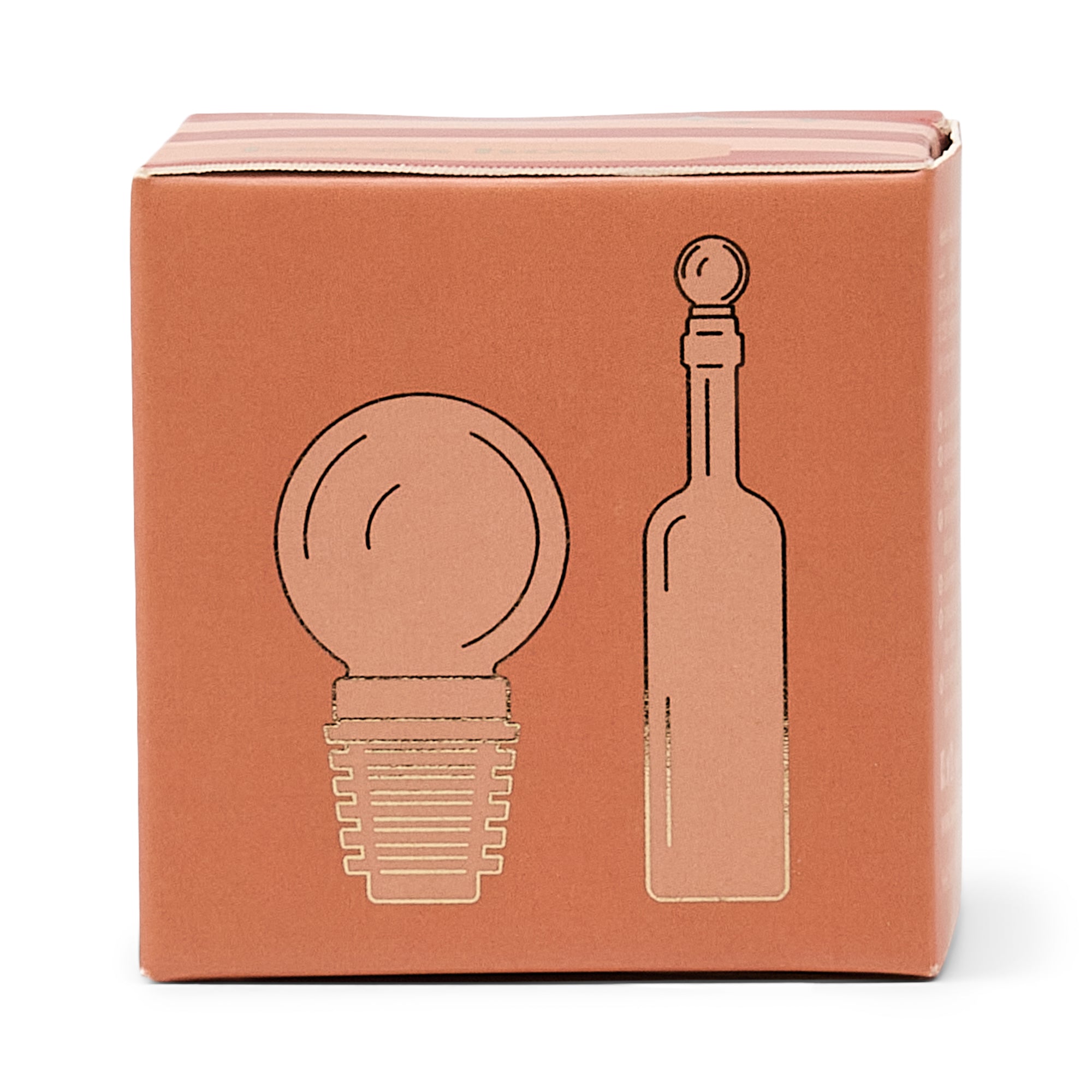 The Moony Glass Bottle Stopper Amber