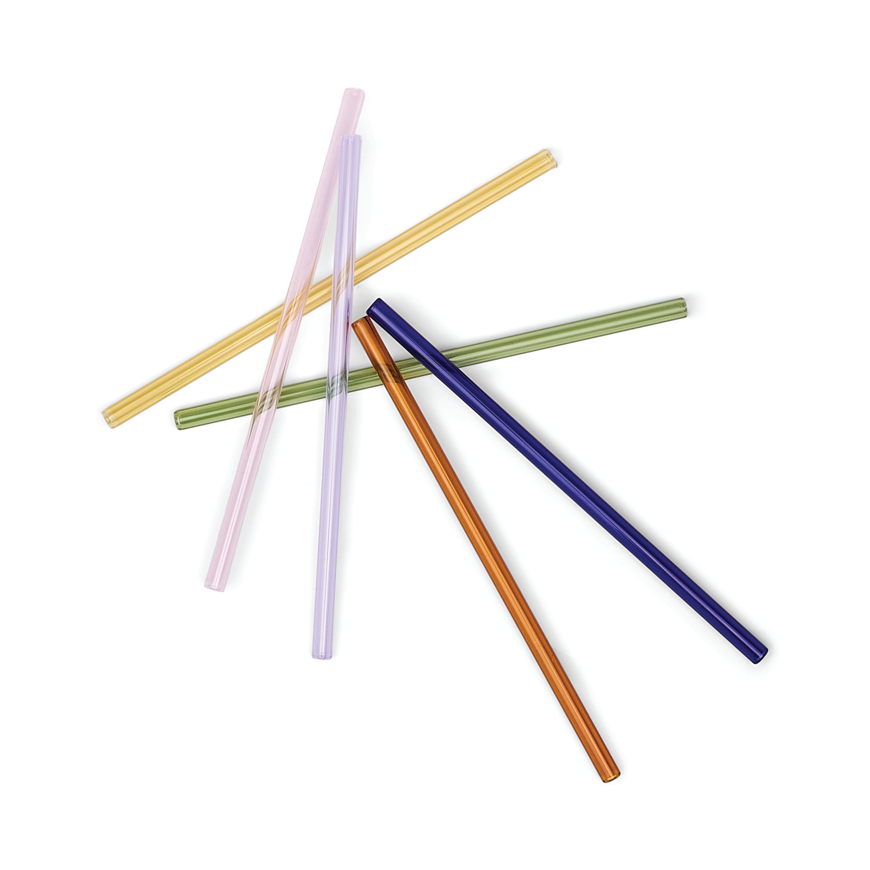 The Danny Glass Highball Straws Set Of 6
