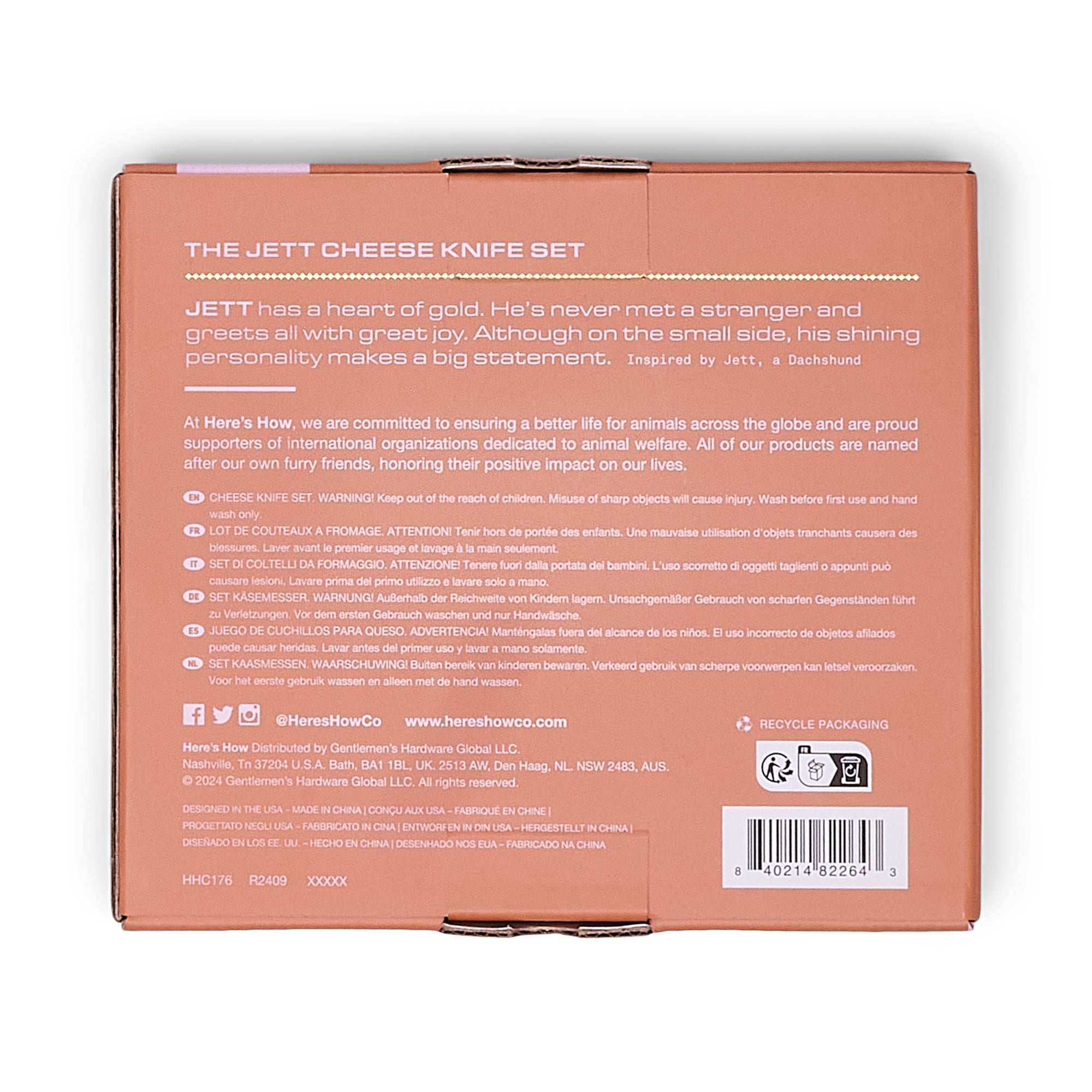 The Jett Cheese Knife Set Of 3