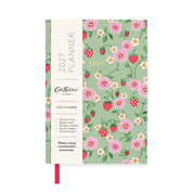 A6 Soft Cloth Cover 2027 Diary Strawberry Green