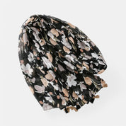 Black & White Flora Scarf