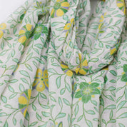 Green & Yellow Floral Print Scarf