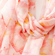 Pink Watercolour Butterfly Scarf