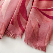 Pink Abstract Scarf