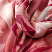 Pink Abstract Scarf