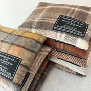 Herringbone Wool Blend Heat Pack Snow