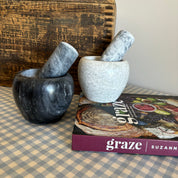 Marble Mortar & Pestle Black