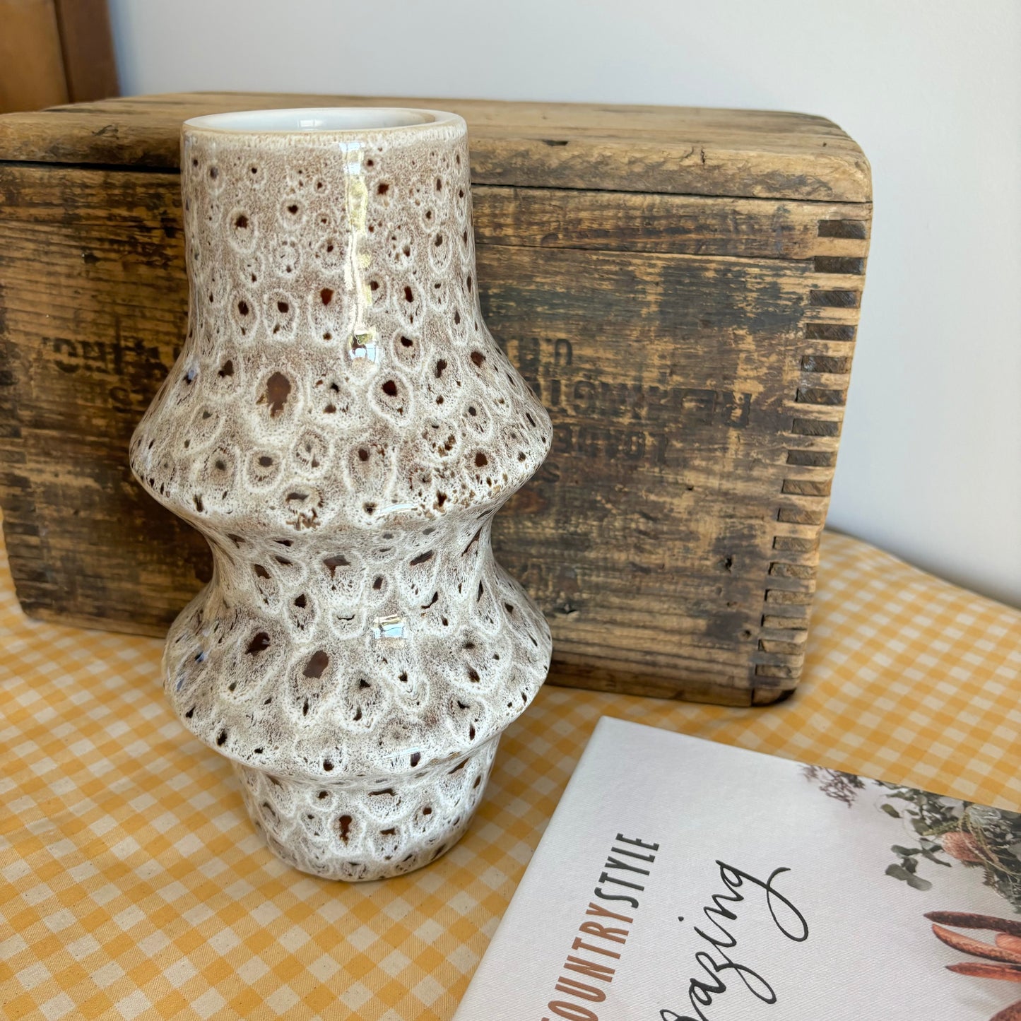 Brindle Ceramic Vase