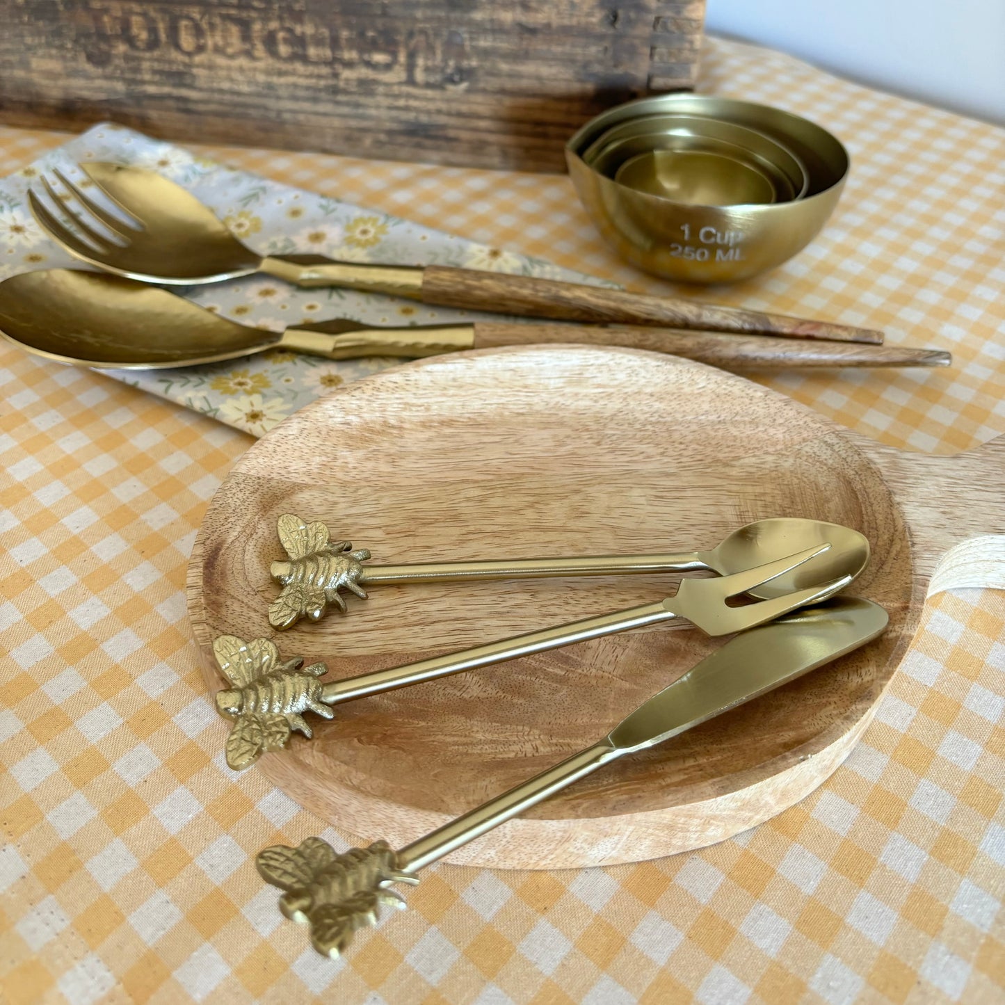 Wooden Salad Servers