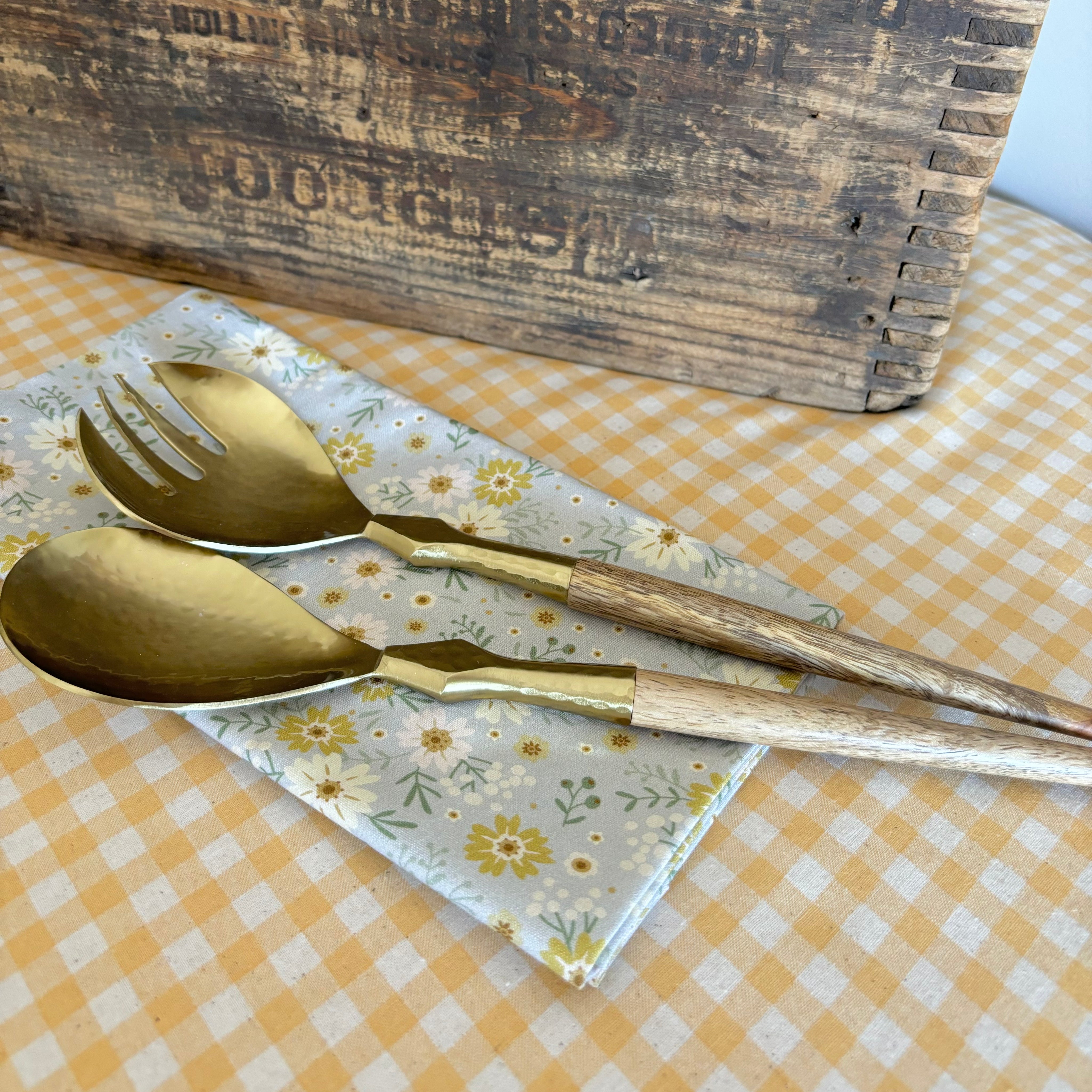 Wooden Salad Servers