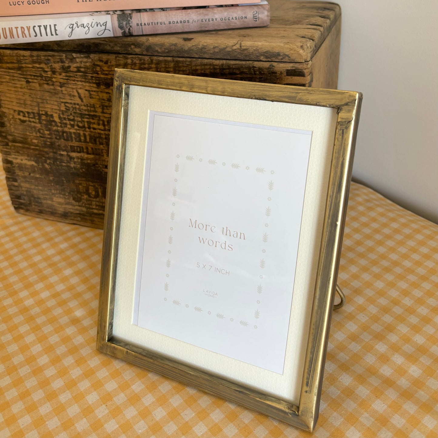 Brass Picture Frame 5" x 7"