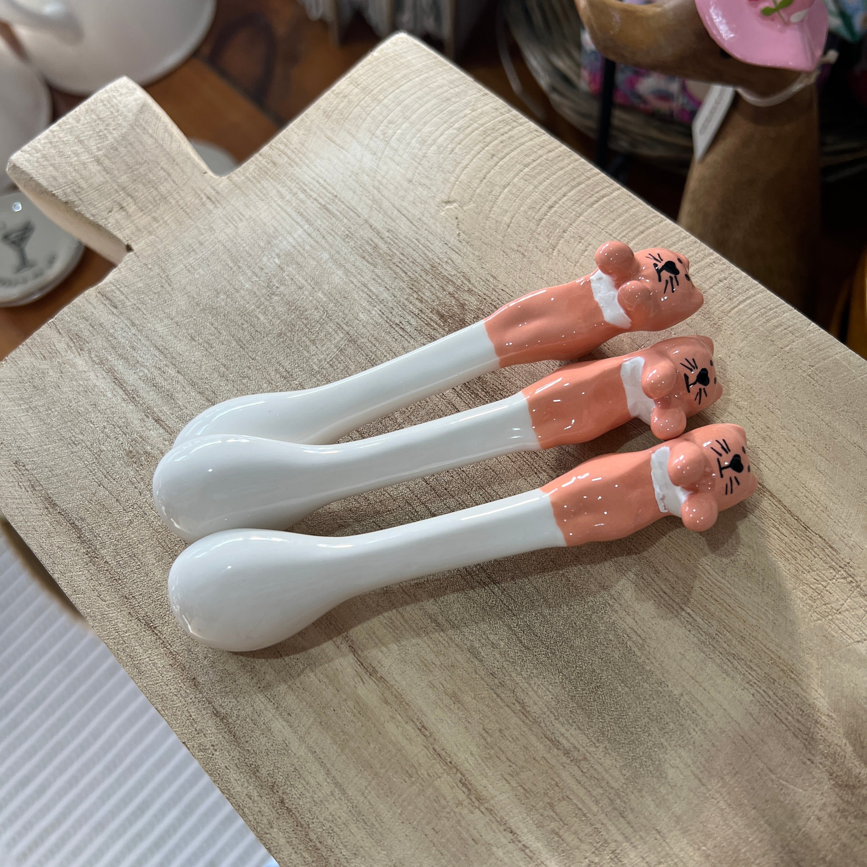 Cat Spoon Pink