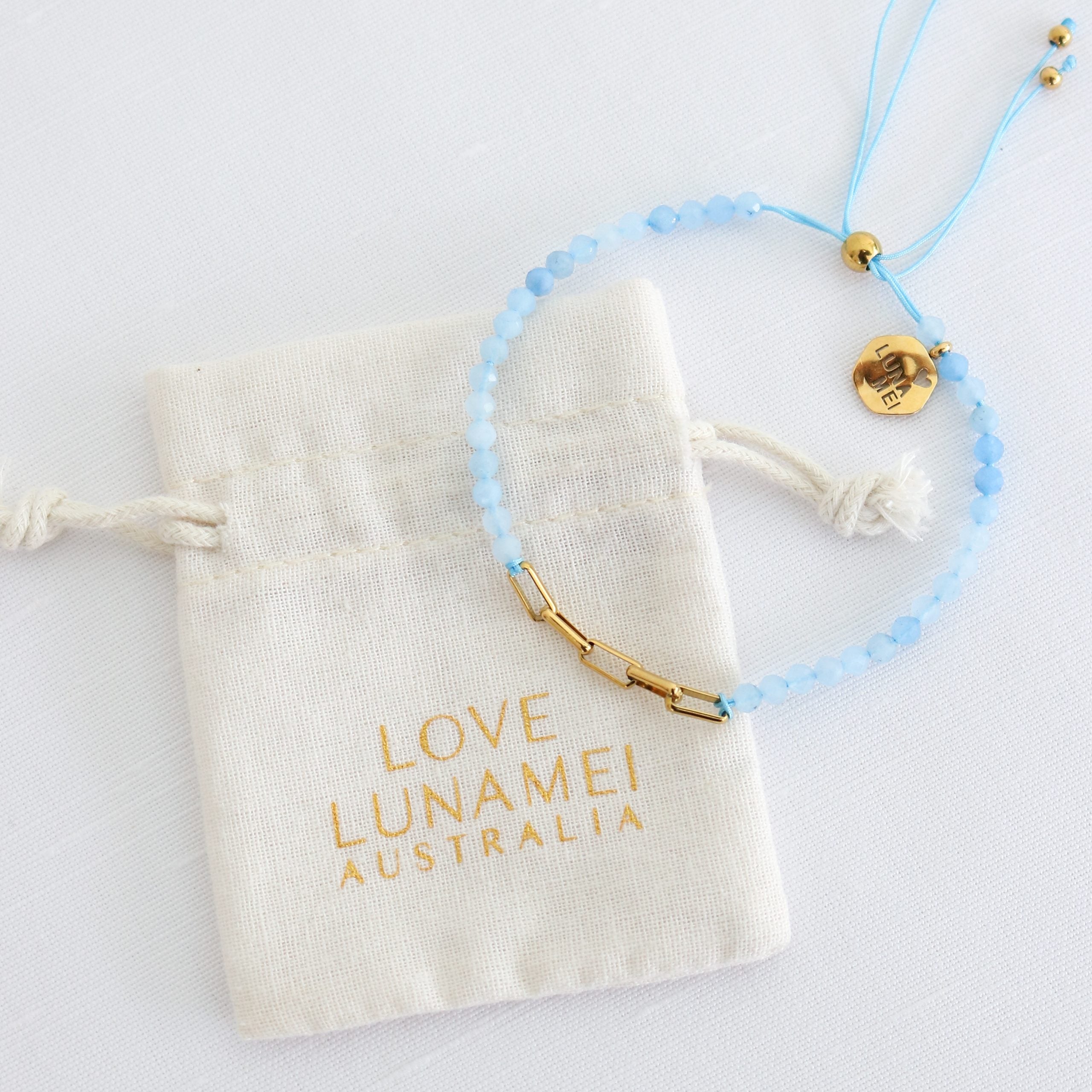 Mei Bracelet Aquamarine