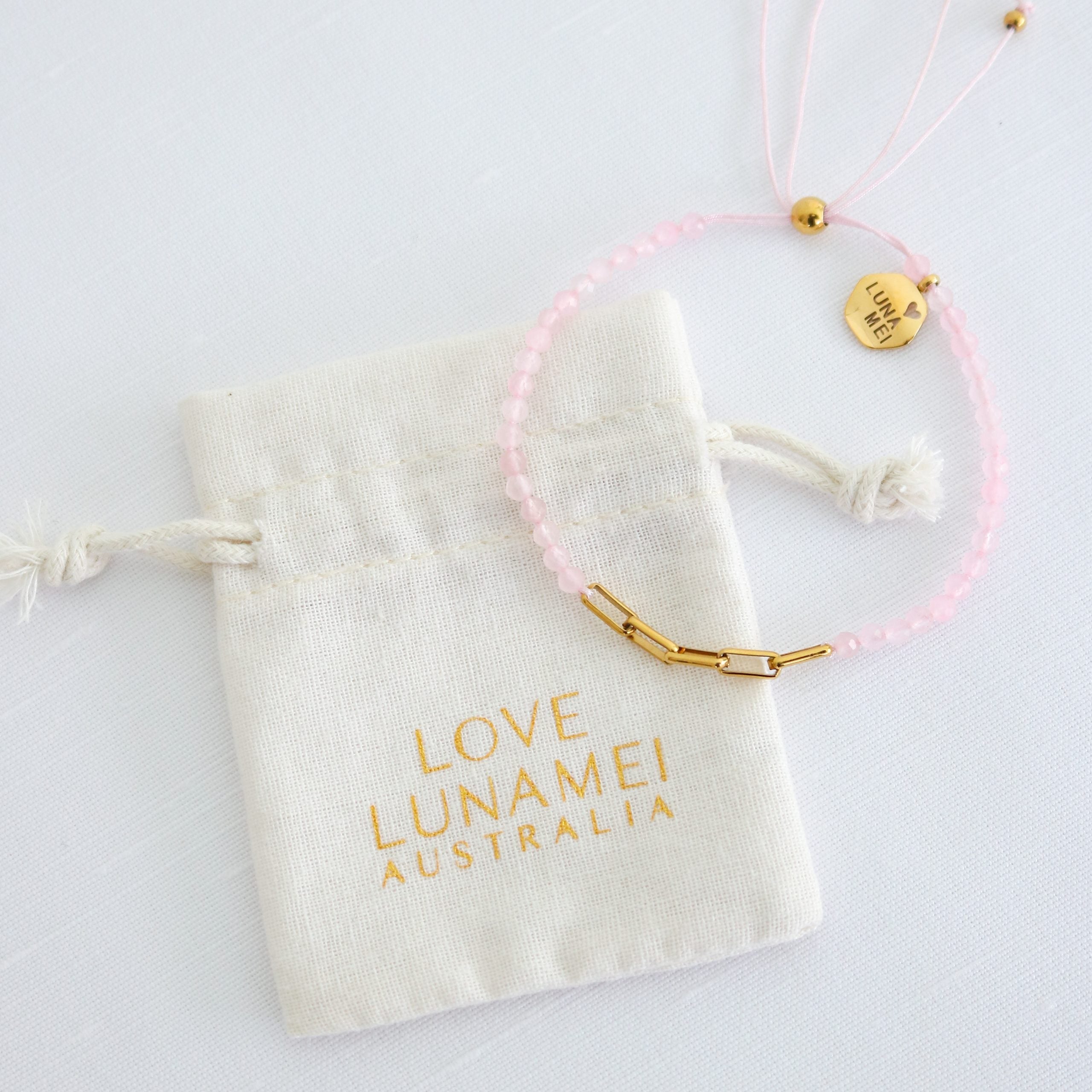 Mei Bracelet Rose Quartz