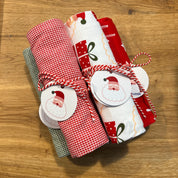 Santa Tea Towel Multi