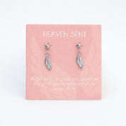 Heaven Sent Drop Earrings Silver