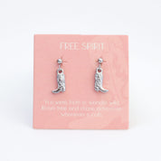 Free Spirit Drop Earrings Silver
