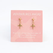 Adventures Ahead Drop Earrings Gold