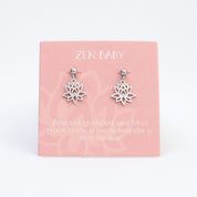 Zen Baby Drop Earrings Silver