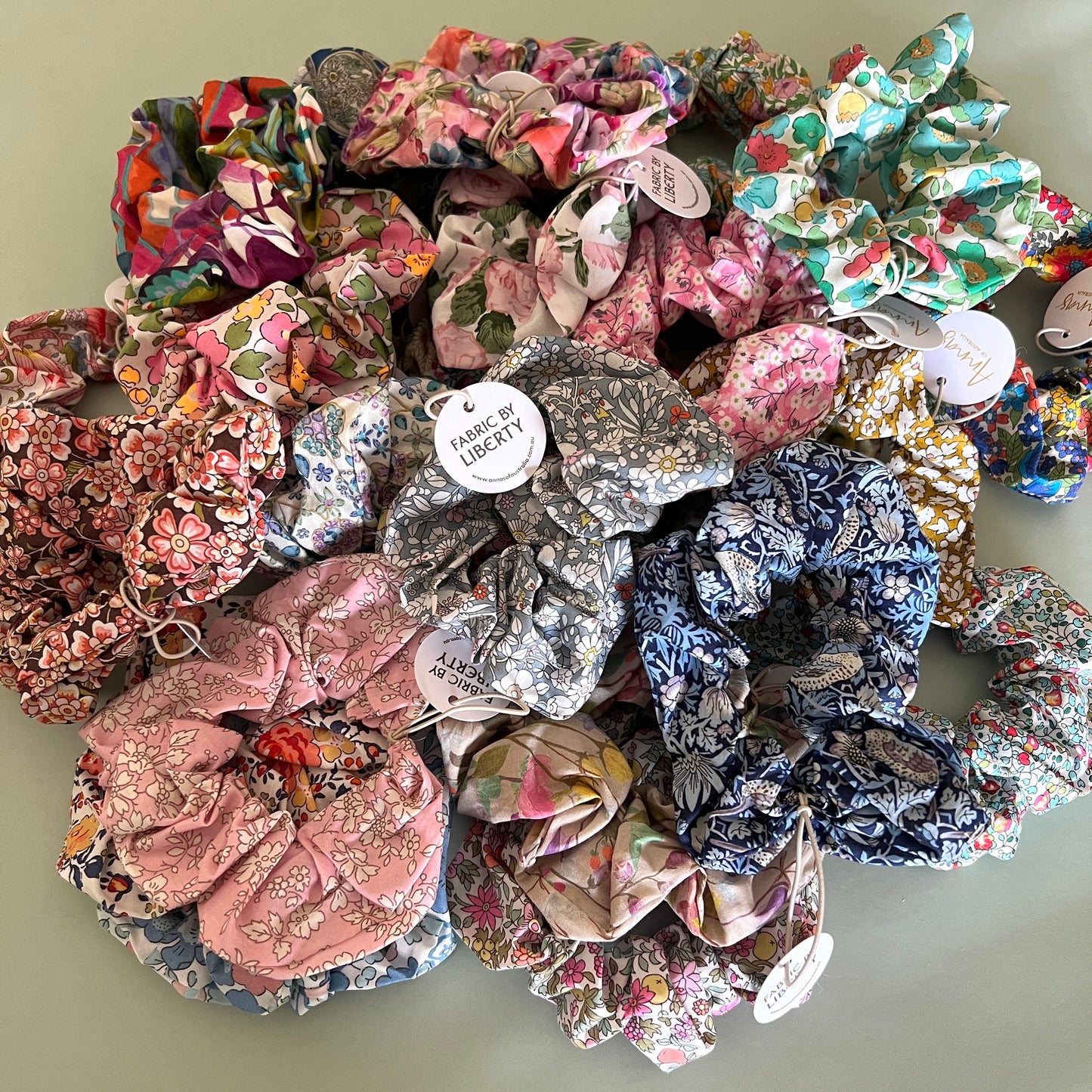 Liberty Print Scrunchie Fruit Punch