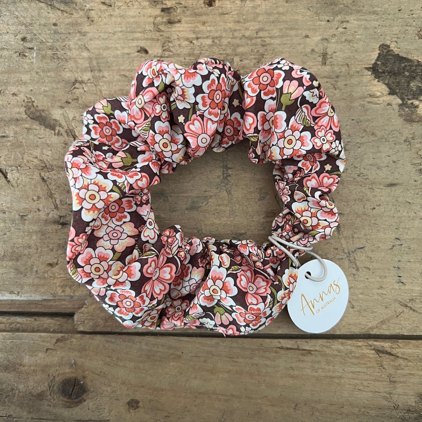 Liberty Print Scrunchie Retro Floral