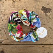 Liberty Print Scrunchie Block Print