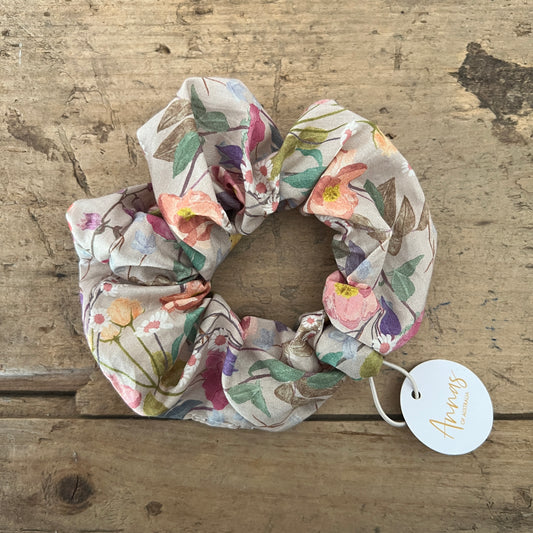 Liberty Print Scrunchie Organic Garden