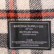 Thomson Grey Recycled Wool Blend Scottish Tartan Blanket