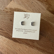 Inspiration Moon Earrings Silver