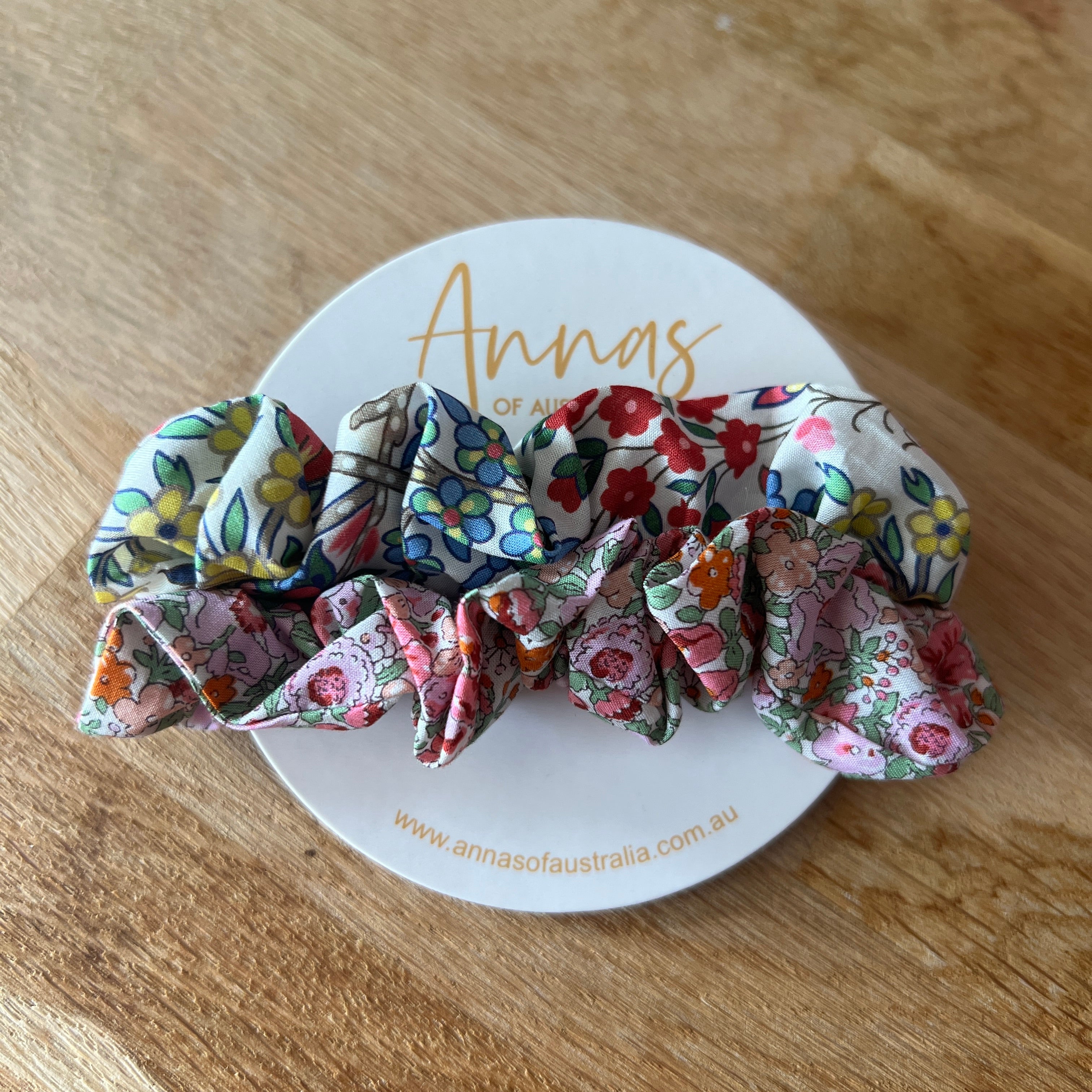 Liberty Print Scrunchie Set Eight