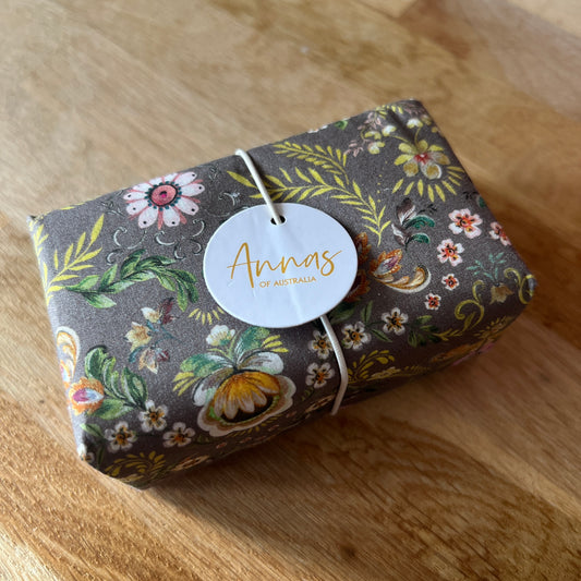 Liberty Fabric Wrapped Soap Grandma's Garden