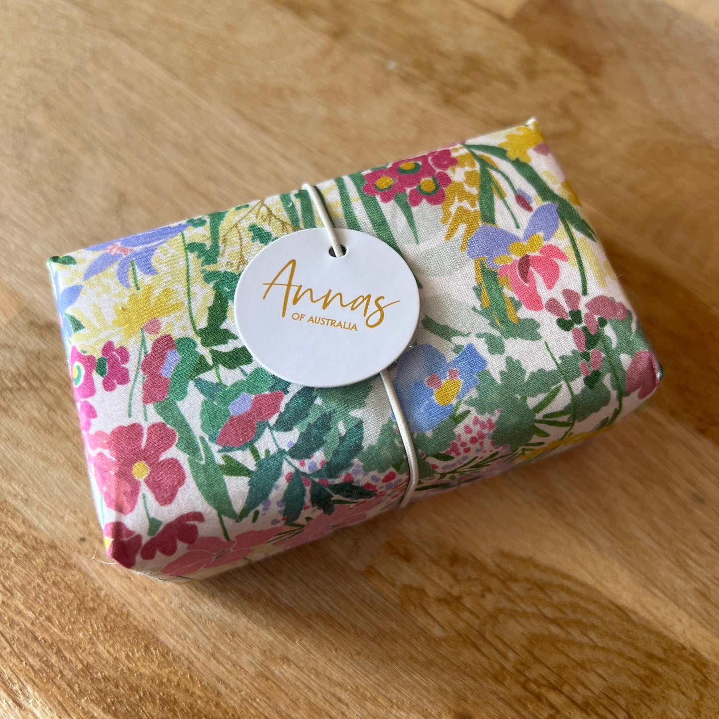 Liberty Fabric Wrapped Soap Garden Delight