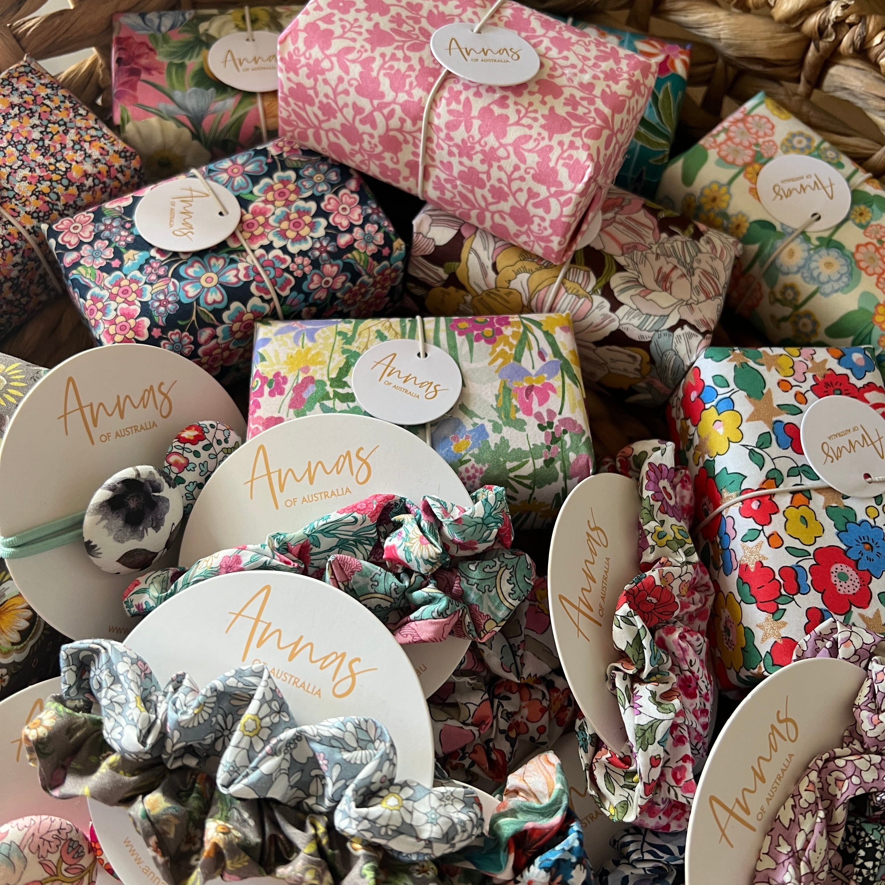 Liberty Fabric Wrapped Soap Country Florals