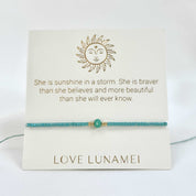 Inspiration Bracelet Mint and Gold