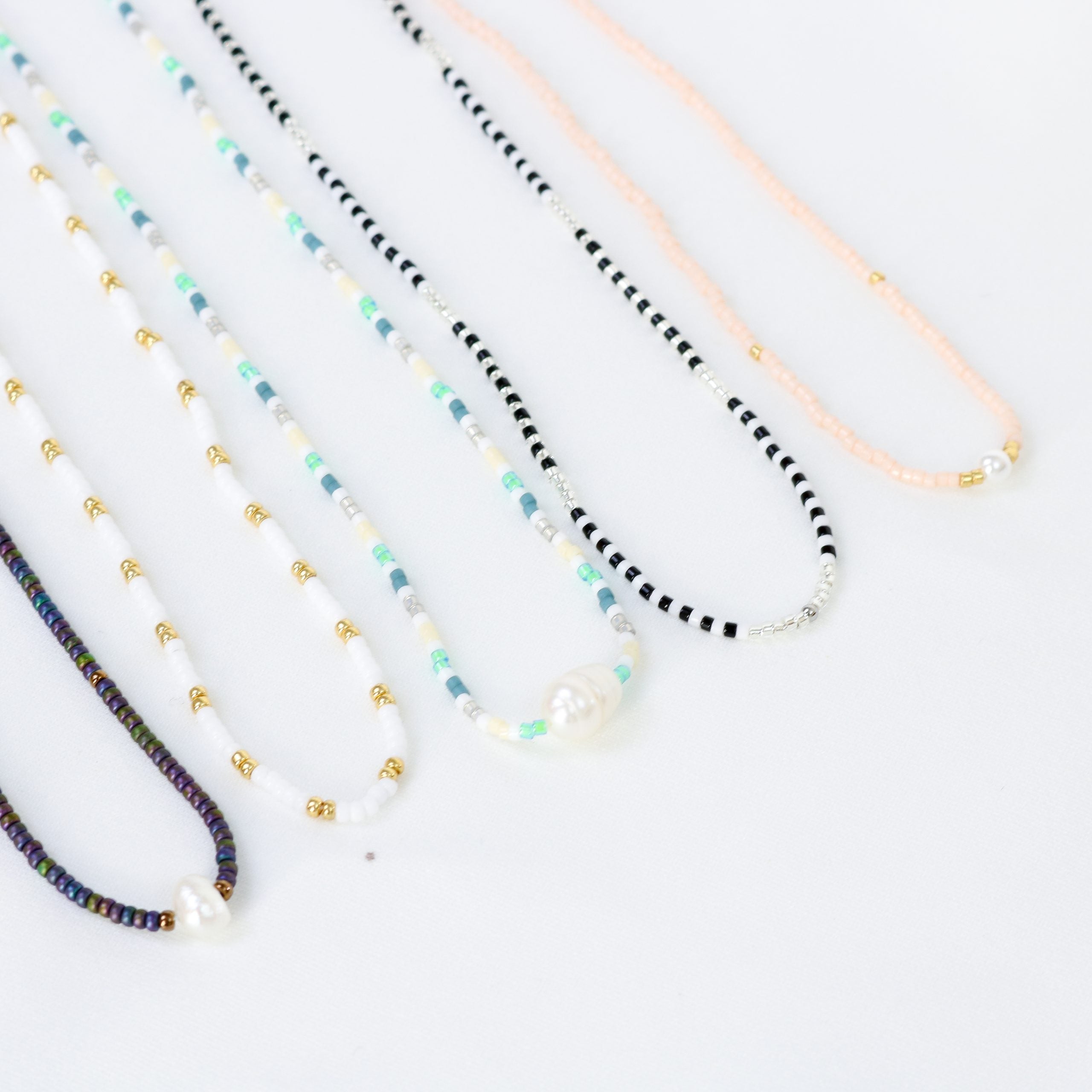 Inspiration Necklace Pearl, Pink and Gold