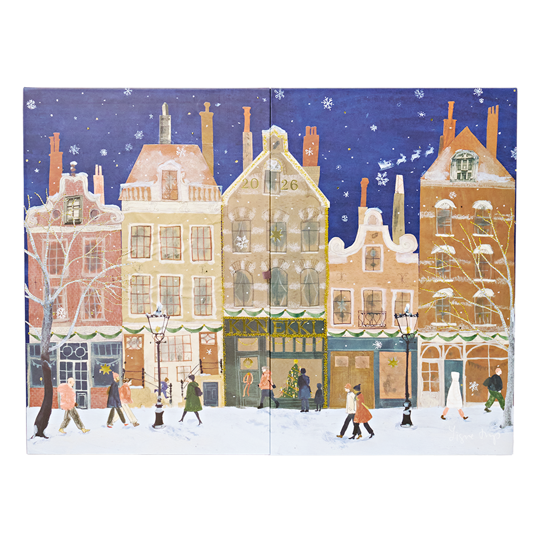 KKNEKKI Original Hair Ties Christmas Calendar