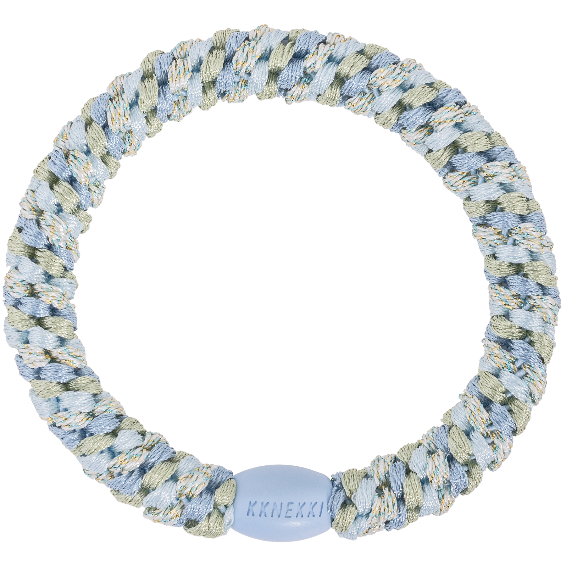 KKNEKKI Original Hair Tie Mix Baby Blue Glitter