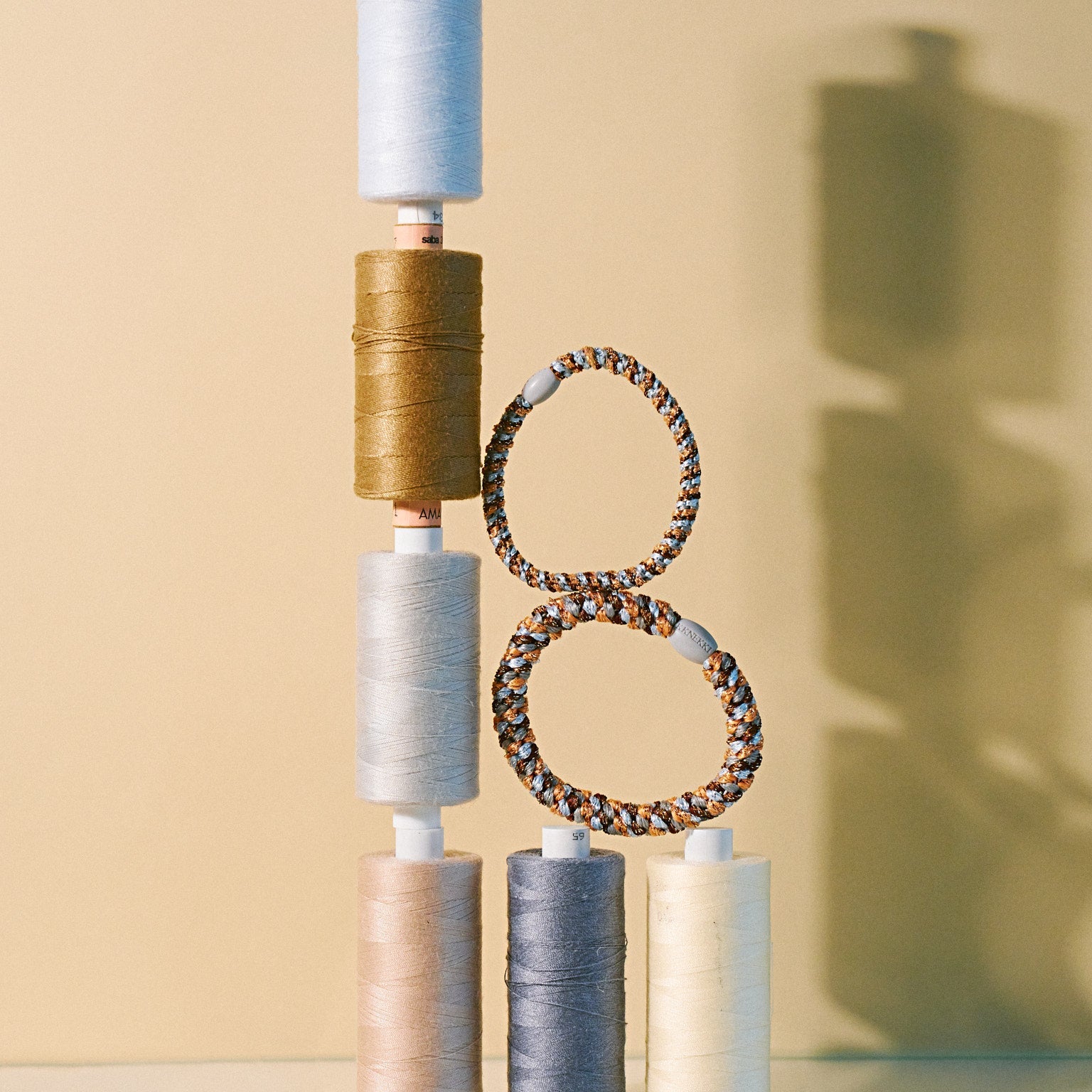 KKNEKKI Original Hair Tie Mix Rosegold Seablue