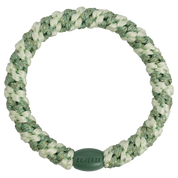 KKNEKKI Original Hair Tie Stripe Mint Pistachio Glitter