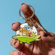 The Jetsons Aerocar Enamel Key Ring