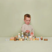 Little Farm Wooden Building Block Set