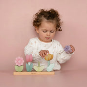Fairy Garden Wooden Stacking Flower Puzzle