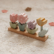 Fairy Garden Wooden Stacking Flower Puzzle