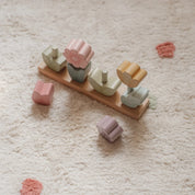 Fairy Garden Wooden Stacking Flower Puzzle