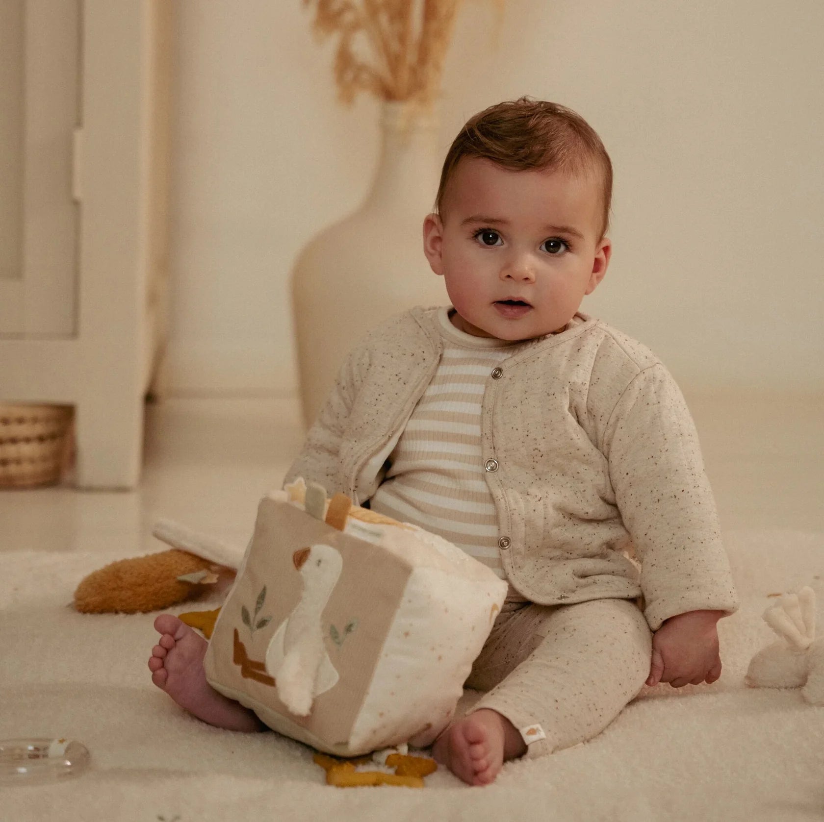 Newborn Naturals Soft Goose Activity Cube