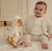 Newborn Naturals Soft Activity Baby Goose Plush Toy