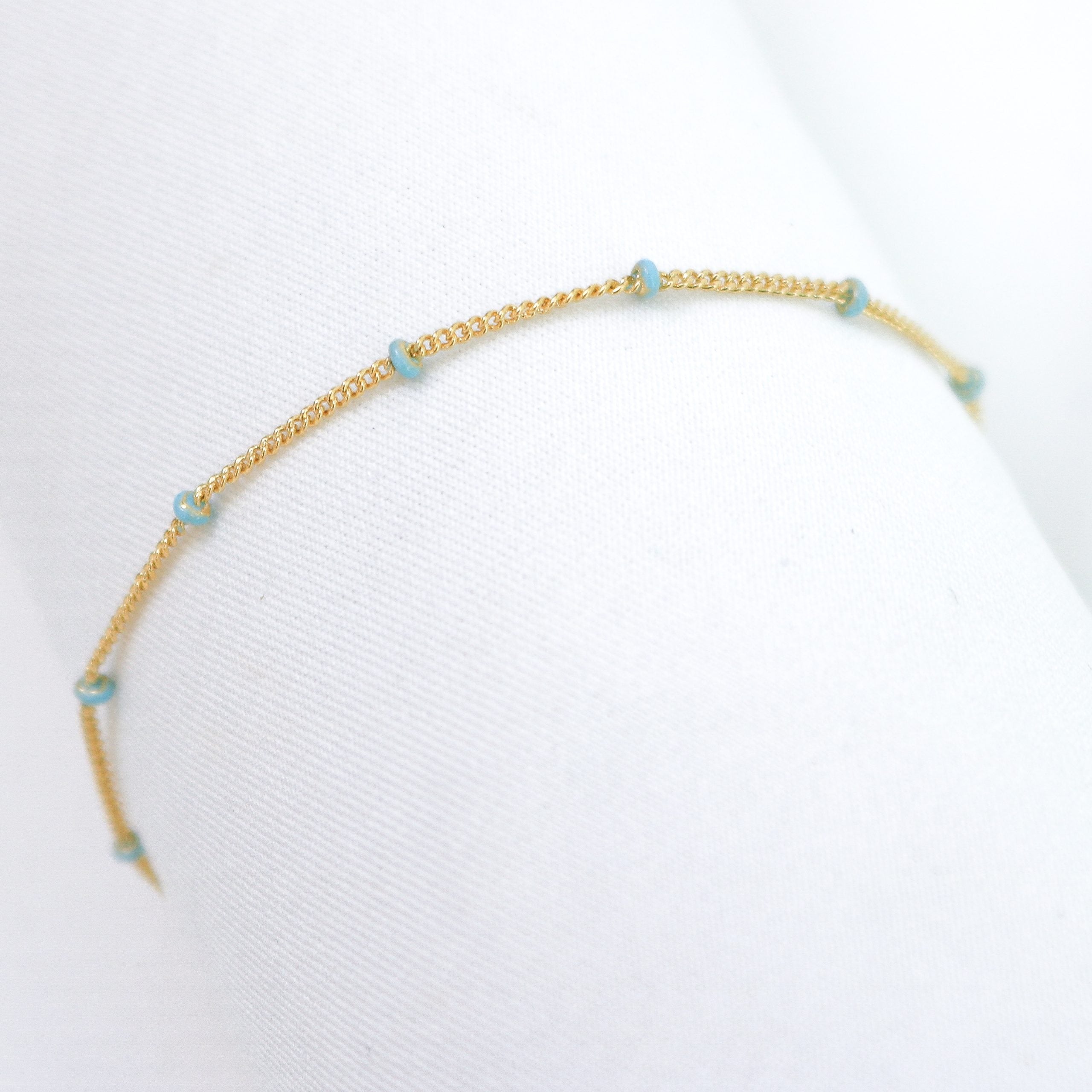 Layer Me Bracelet Gold & Paradise Blue